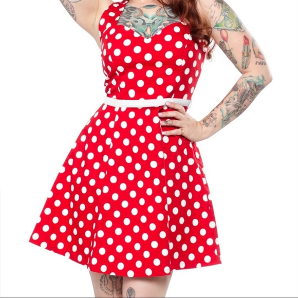 Sourpuss Dresses & Skirts - Sourpuss Polka Dot Floozy Dress